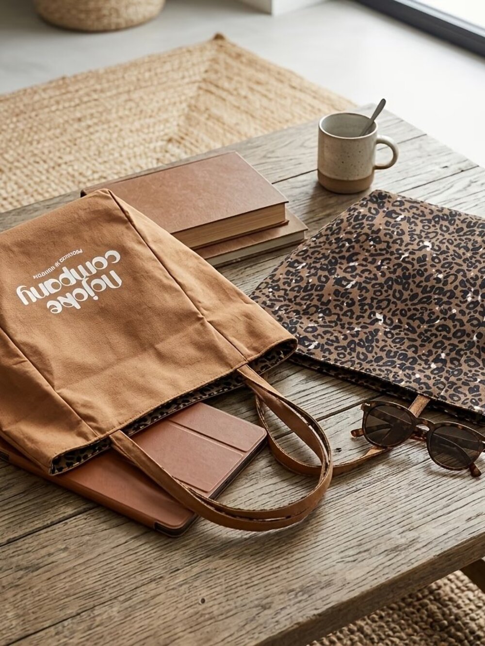 $5????reversable tote turn inside out for another look just one bag